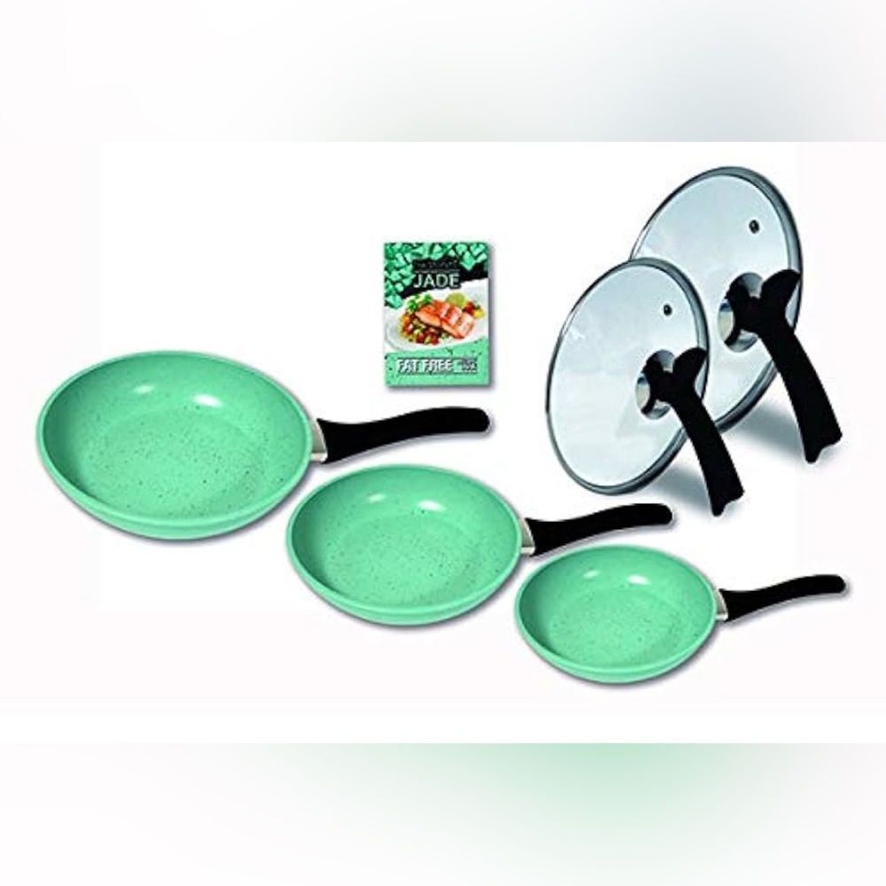 Starlyf Jade Non-Stick Frying Pan Set of 5